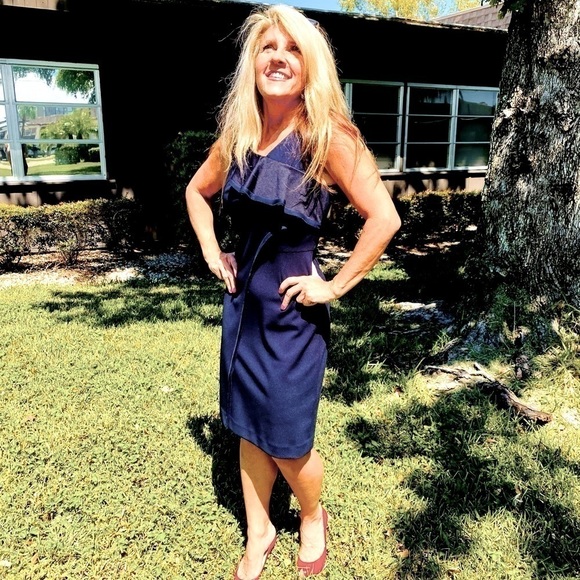 Donna Karan, Unique Black Dress, Ooozes Class, Style & Sophisticated, Wow🔥 - Picture 5 of 8